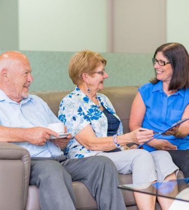 Senior Patients Filling Forms